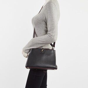 Louis Vuitton Cobalt/Fuchsia Taurillon Leather Capucines BB Bag